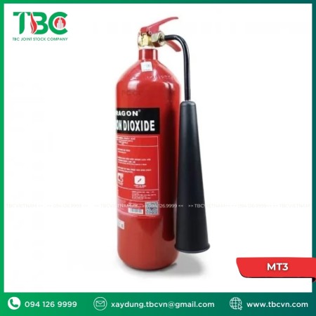 Bình chữa cháy khí CO2 3kg Dragon Powder MT3