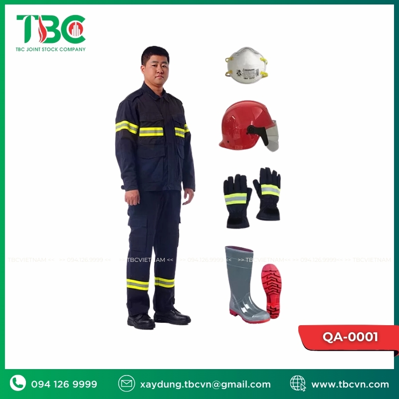 Bộ quần áo chữa cháy Nomex TT150 (Thông tư 150/2020-BCA)